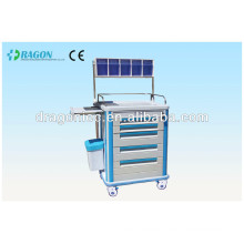 DW-AC218 hospital linen carts medical trolley hospital cart stainless steel trolley cart for hot sale